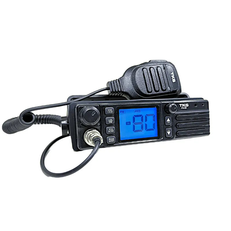 Rádio PX TKS 80 (12V/24V) Formato DIN