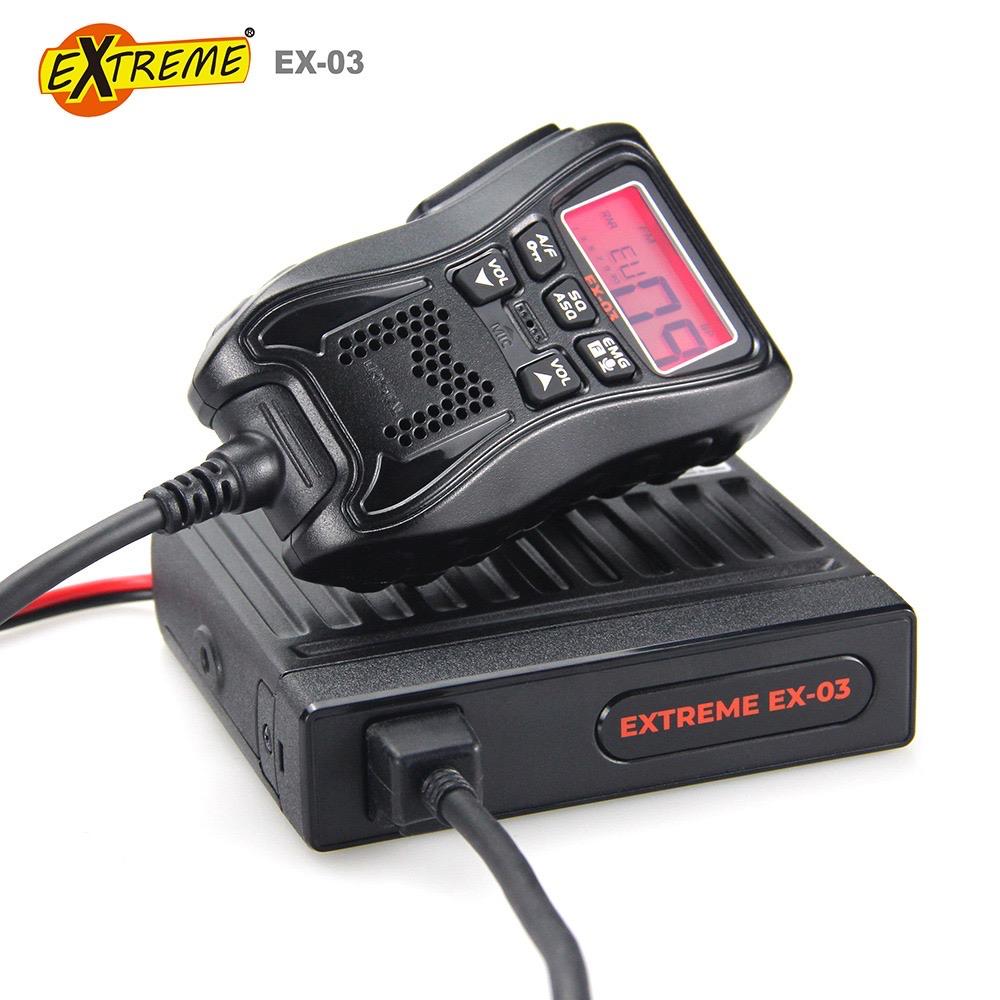 Rádio PX Extreme EX-03: Comunicação Profissional e Instalação Intuitiva